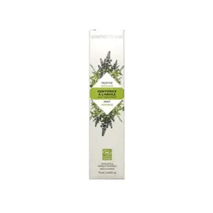 Kem Đánh Răng Hữu Cơ Hương Bạc Hà, Organic Clay Toothpaste, Mint Freshness, 2.64 fl oz (75ml) - GRAVIER