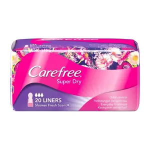 Băng Vệ Sinh Hàng Ngày Siêu Thấm, Super Dry Panty Liners, Shower Fresh Scent, 20 Miếng - CAREFREE