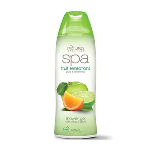 Sữa Tắm Tẩy Tế Bào Chết, Spa Fruit Sensations, Shower Gel with Citrus & Apple (400ml) - NATURES ORGANICS