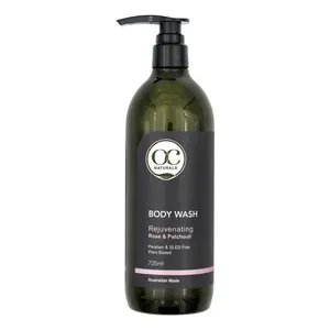 Sữa Tắm Hoa Hồng & Hoắc Hương, Body Wash, Rejuvenating, Rose & Patchouli (725ml) - OC NATURALS