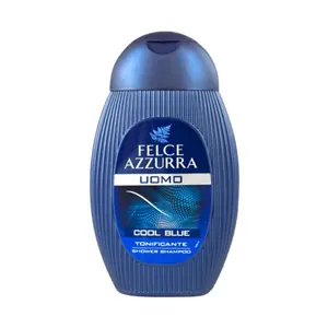Tắm Gội Toàn Thân Cho Nam, Shower Shampoo for Men, Cool Blue, Tonificante, 8.45 fl oz (250ml) - FELCE AZZURRA