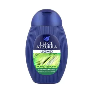 Tắm Gội Toàn Thân Cho Nam, Shower Shampoo for Men, Power Sport, Energizzante, 8.45 fl oz (250ml) - FELCE AZZURRA