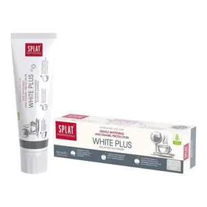 Kem Đánh Răng Bảo Vệ Men & Trắng Răng, White Plus, Bio-Active Toothpaste (100ml) - SPLAT