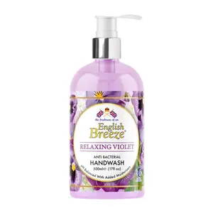 Sữa Rửa Tay Hoa Tử Linh Lan, Antibacterial Handwash, Relaxing Violet, 17 fl oz (500ml) - ENGLISH BREEZE