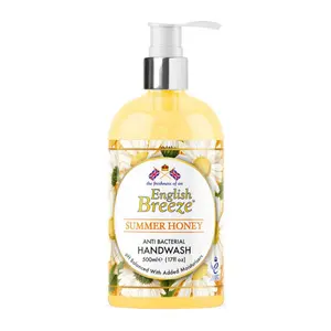 Sữa Rửa Tay Mật Ong, Antibacterial Handwash, Summer Honey, 17 fl oz (500ml) - ENGLISH BREEZE