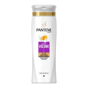 Dầu Gội & Xả Dưỡng Tóc Bồng Bềnh, 2 in 1 Shampoo & Conditioner, Sheer Volume, 12.6 fl oz (375ml) - PANTENE