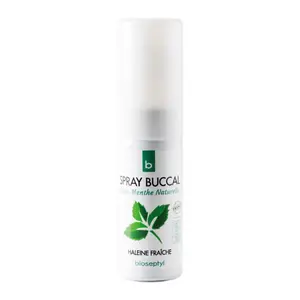 Xịt Thơm Miệng Hữu Cơ, Spray Buccal, Oral Spray, Gout Menthe Naturelle (15ml) - BIOSEPTYL