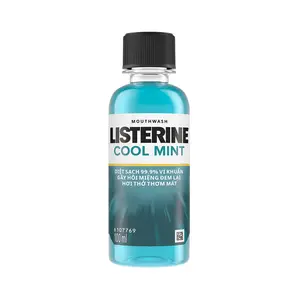 Nước Súc Miệng Giúp Hơi Thở Thơm Mát, Mouthwash, Cool Mint (100ml) - LISTERINE