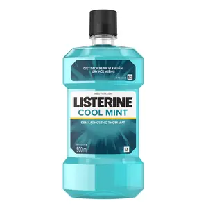 Nước Súc Miệng Giúp Hơi Thở Thơm Mát, Mouthwash, Cool Mint (500ml) - LISTERINE