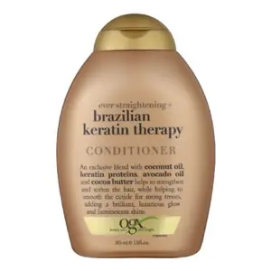 Dầu Xả Làm Thẳng Tóc, Conditioner, Ever Straightening, Brazilian Keratin Therapy, 13 fl oz (385ml) - OGX