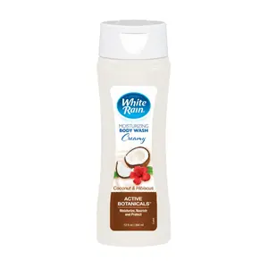 Sữa Tắm, Moisturizing Body Wash, Creamy, Coconut & Hibiscus, 12 fl oz (354ml) - WHITE RAIN