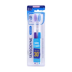 Bàn Chải Đánh Răng Cho Răng Ê Buốt, Extra Soft Toothbrush, Sensitive, 2 Cái - SENSODYNE