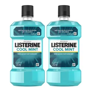 Combo 2 Nước Súc Miệng Giúp Hơi Thở Thơm Mát, Mouthwash, Cool Mint (500ml) - LISTERINE