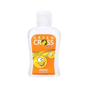 Gel Rửa Tay Diệt Khuẩn Hương Cam Dành Cho Trẻ Em, Kids Gel Hand Sanitizer, Orange (100ml) - GREEN CROSS