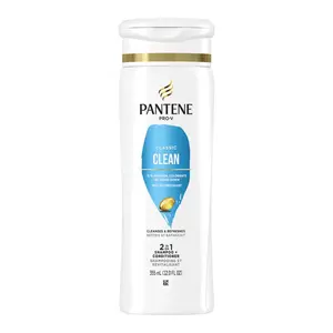 Dầu Gội & Xả Sạch Tóc, 2 in 1 Shampoo & Conditioner, Classic Clean, 12.6 fl oz (375ml) - PANTENE