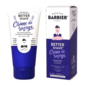 Kem Cạo Râu Thiên Nhiên, Better Shave, Creme de Rasage, Shaving Cream, 5.92 fl oz (175ml) - MONSIEUR BARBIER