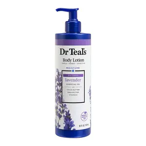 Sữa Dưỡng Thể Thư Giãn Hoa Oải Hương, Body Lotion, Moisture + Soothing with Lavender Essential Oil, 18 fl oz (532ml) - DR TEAL'S