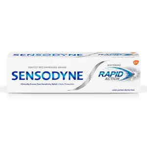 Kem Đánh Răng Giảm Ê Buốt & Làm Trắng Răng, Rapid Action Toothpaste, Whitening (100g) - SENSODYNE