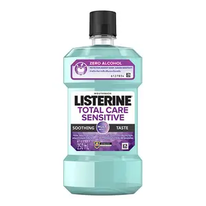 Nước Súc Miệng Cho Răng Nhạy Cảm, Mouthwash, Total Care Sensitive, Zero Alcohol (250ml) - LISTERINE