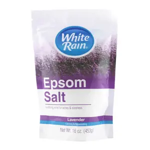 Muối Tắm Epsom Hoa Oải Hương, Epsom Salt, Lavender, 16 oz (453g) - WHITE RAIN