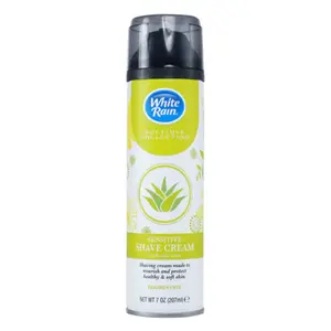Kem Cạo Lông Tinh Chất Nha Đam, Boutique Collection, Sensitive Shave Cream with Aloe Vera, 7 oz (207ml) - WHITE RAIN