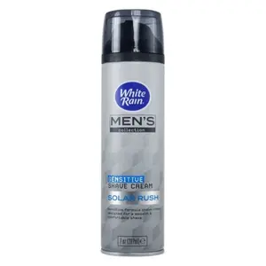 Kem Cạo Râu Cho Da Nhạy Cảm, Men`s Collection, Sensitive Shave Cream, Solar Rush, 7 oz (207ml) - WHITE RAIN