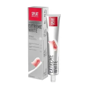 Kem Đánh Răng Thảo Mộc Siêu Trắng Răng, Whitening Toothpaste, Extreme White (75ml) - SPLAT