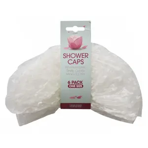 Nón Trùm Tóc Khi Tắm, Reusable Shower Caps, 6 Cái - UNCLE BILLS