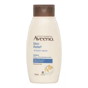 Sữa Tắm Làm Dịu Da, Skin Relief Body Wash, Fragrance Free (354ml) - AVEENO