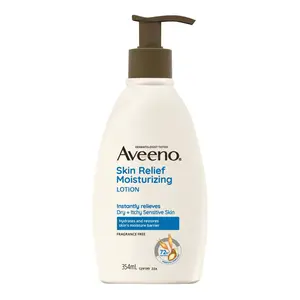 Sữa Dưỡng Thể Làm Dịu Da, Skin Relief Moisturizing Lotion, Fragrance Free (354ml) - AVEENO