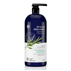 Dầu Gội Hữu Cơ Làm Dày Tóc, Thickening Shampoo, Biotin B-Complex, 32 fl oz (946ml) - AVALON ORGANICS