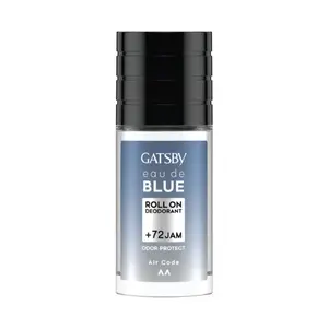 Lăn Khử Mùi Cho Nam, Eau de Blue Roll On Deodorant, Air Code (50ml) - GATSBY