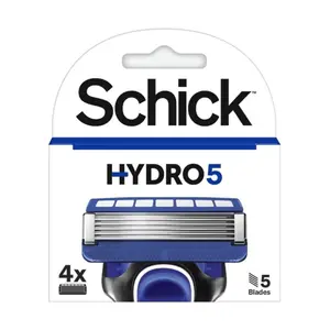 Lưỡi Dao Cạo Dành Cho Nam, Hydro 5, Blade Cartridge Refills, 5 Blades, 4 Cái - SCHICK
