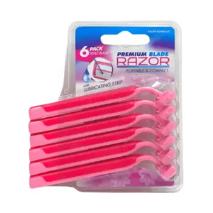 Dao Cạo Dành Cho Nữ, Premium Blade Razor for Women, 3 Blades, 6 Cái - UNCLE BILLS