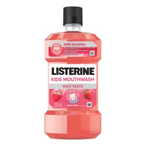 Nước Súc Miệng Trẻ Em, Kids Mouthwash, Berry Shield Mild Taste, Zero Alcohol (250ml) - LISTERINE