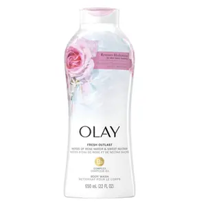 Sữa Tắm Mật Hoa hồng, Body Wash, Fresh Outlast Rose Water & Sweet Nectar, 22 fl oz (650ml) - OLAY