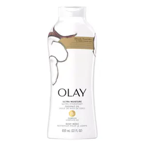 Sữa Tắm Dưỡng Ẩm Tinh Dầu Dừa, Body Wash, Ultra Moisture with Coconut Oil, 22 fl oz (650ml) - OLAY