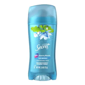 Sáp Khử Mùi Hương Hoa Súng, 48 HR Invisible Solid Deodorant, Cool Waterlily, 2.6 oz (73g) - SECRET
