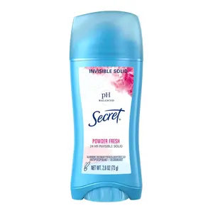 Sáp Khử Mùi Hương Phấn Thơm, 24 HR Invisible Solid Deodorant, Powder Fresh, 2.6 oz (73g) - SECRET