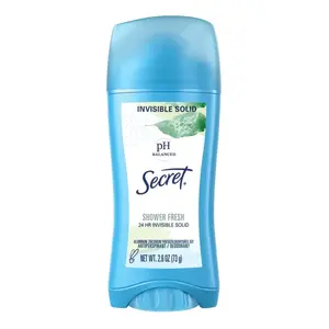 Sáp Khử Mùi Hương Tươi Mát, 24 HR Invisible Solid Deodorant, Shower Fresh, 2.6 oz (73g) - SECRET