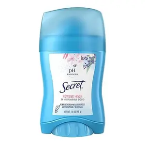 Sáp Khử Mùi Hương Phấn Thơm, 24 HR Invisible Solid Deodorant, Powder Fresh, 1.6 oz (45g) - SECRET