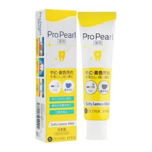 Kem Đánh Răng Bạc Hà Chanh Muối Cho Người Hút Thuốc Lá, Pro Pearl Toothpaste, Salty Lemon Mint (100g) - ZETTOC STYLE