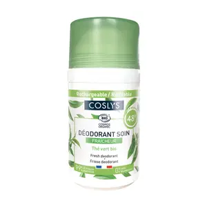Lăn Khử Mùi Trà Xanh Hữu Cơ, Bio Fresh Deodorant, Green Tea (50ml) - COSLYS