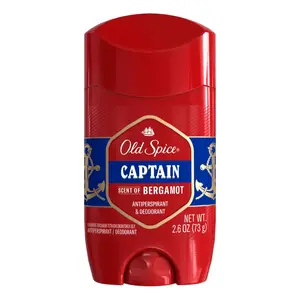 Sáp Khử Mùi Cơ Thể, Antiperspirant & Deodorant, Captain, Scent of Bergamot, 2.6 oz (73g) - OLD SPICE