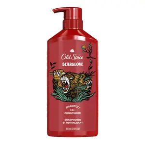 Dầu Gội & Xả Tái Tạo Tóc, 2 in 1 Shampoo & Conditioner, Bearglove, 21.9 fl oz (650ml) - OLD SPICE