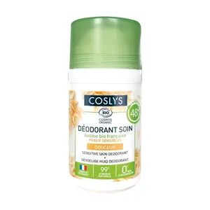 Lăn Khử Mùi Hữu Cơ Dành Cho Da Nhạy Cảm, Bio Sensitive Skin Deodorant (50ml) - COSLYS