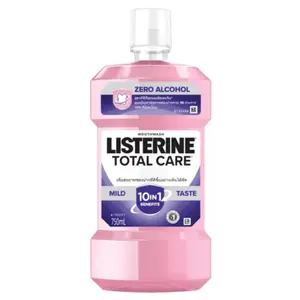 Nước Súc Miệng Chăm Sóc Toàn Diện, 10 in 1 Mouthwash, Total Care, Mild Taste, Zero Alcohol (750ml) - LISTERINE