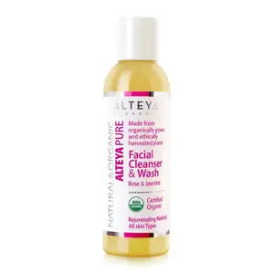 Sửa Rửa Mặt Hoa Hồng & Hoa Nhài Hữu Cơ, Organic Facial Cleanser & Wash, Rose & Jasmine, 5.1 fl oz (150ml) - ALTEYA ORGANICS