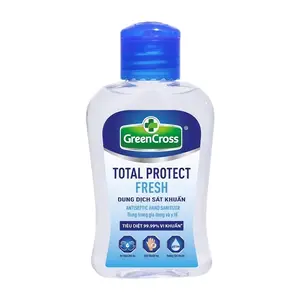 Dung Dịch Rửa Tay Khô Sát Khuẩn Hương Tự Nhiên, Antiseptic Hand Sanitizer, Total Protect Fresh (100ml) - GREEN CROSS