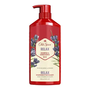 Dầu Gội & Xả Oải Hương, 2 in 1 Shampoo & Conditioner, Relax, 21.9 fl oz (650ml) - OLD SPICE